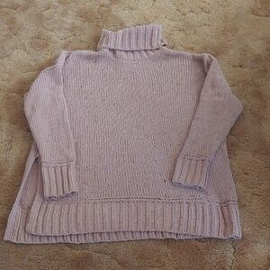 Women's Tan Aerie Turtleneck Sweater